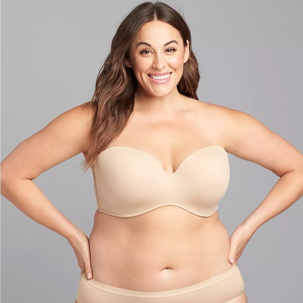 Cacique Nude Multi-Way Boost Strapless Bra